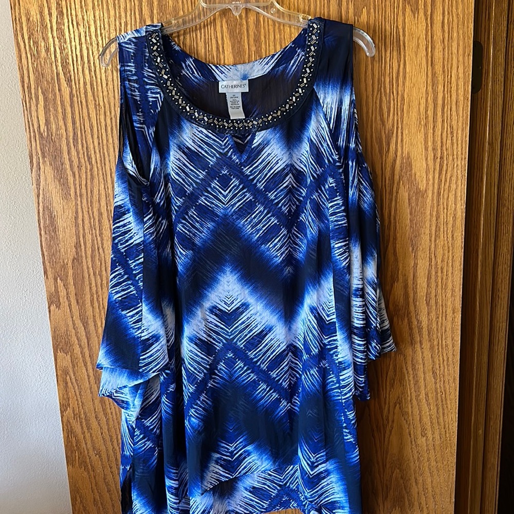 Cold shoulder blouse